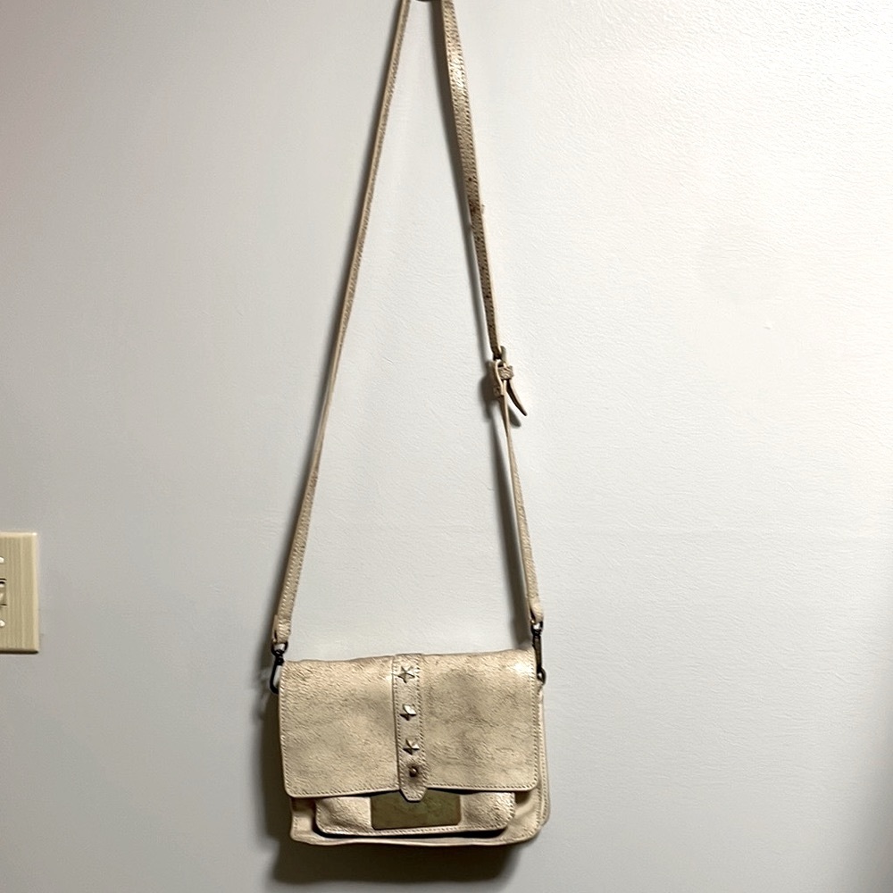 Liebeskind Textured Leather Crossbody Bag Purse